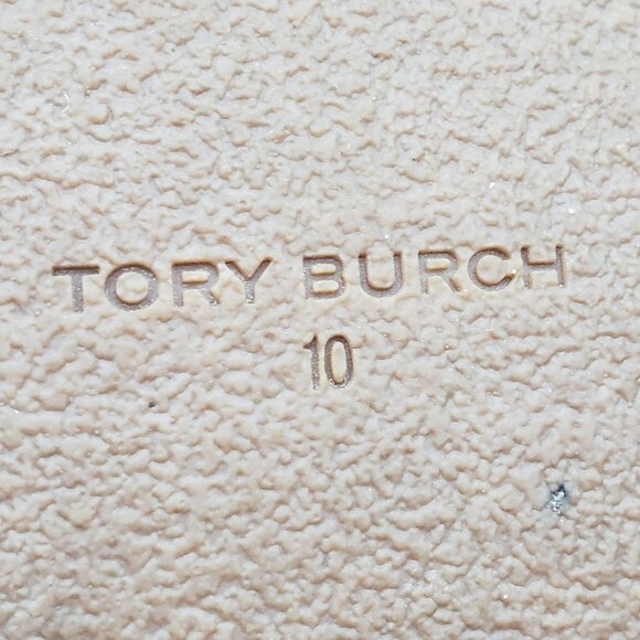 Tory Burch Miller Cloud Sandals 10 Womens Thong Slip On Gold - Picture 7 of 7